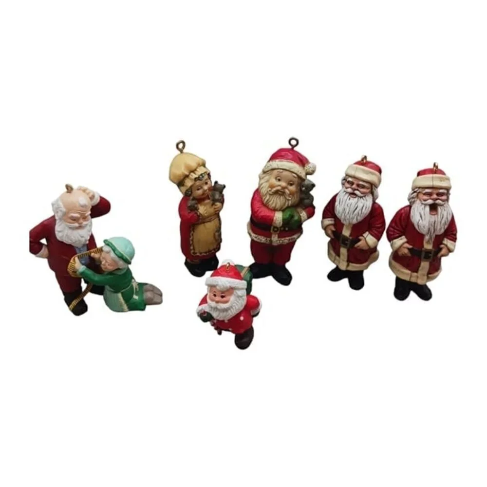 Hallmark keepsake lot of 19 santas clause ornament